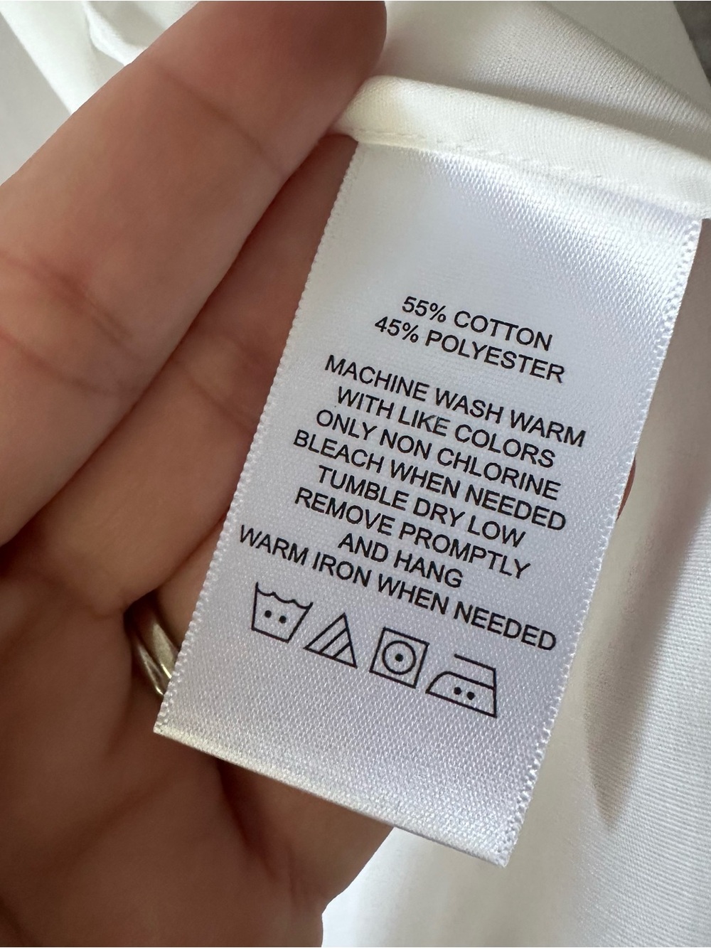 Foxcroft non-iron White Button Down Pinpoint Shirt with Chest Pocket Size 14 - Picture 4 of 6